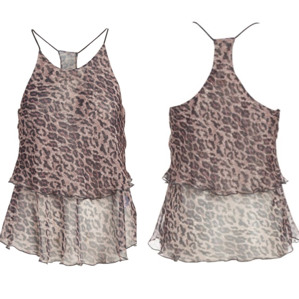 Relished Beige Leopard Elissa Top